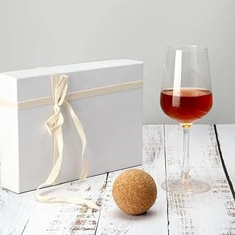 Shappy Wine Cork Ball Wooden Cork Ball Stopper for Wine Decanter Carafe Bottle Replacement (2 Pieces, 2.4 Inch/ 6.1 cm)