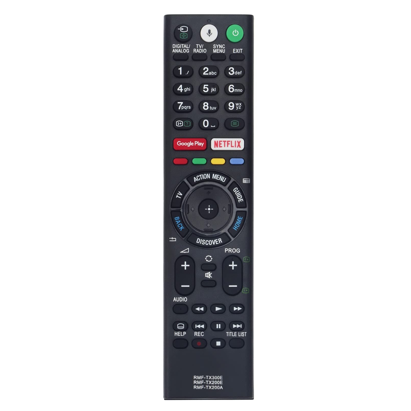 ALLIMITY RMF-TX300E sub RMF-TX200E Remote Control Replace fit for Sony Bravia TV KD-43XE8005 KD-55XE8505KD-55XD8505 KD-55XD8577 KD-55XD8599KD-55XE9005 KD-75XE9405 KD-55XD8005 KD-55XD8005