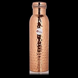 Obbi Copper Water Bottle, 1000ml, Brown
