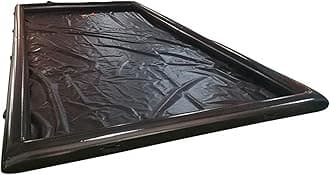 Inflatable Car Wash Mat 20 * 13 ft, Garage Floor mat for Car Cleaning, Portable Inflatable Water Containment Collector Car Mat