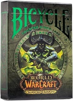 World of Warcraft: The Burning Crusade - 1 Deck, Air Cushion Finish, Professional, Superb Handling & Durability, Great Gift For Card Collectors, Green
