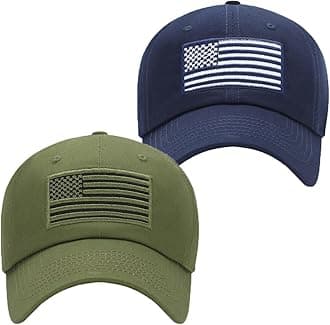 GEANBAYE American Flag Hats for Men Women Low Profile USA Baseball Cap Outdoor Dad Hat