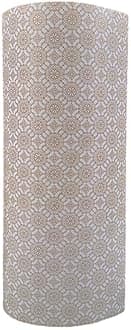 LA TROVE Colourful Gift Wrapping Paper Sheet For Gift Packing | Gift Wrap Roll, Gift Papers Sheets, Gift Cover Wrapping Paper(Gold Flowers) (Pack 0f 15)