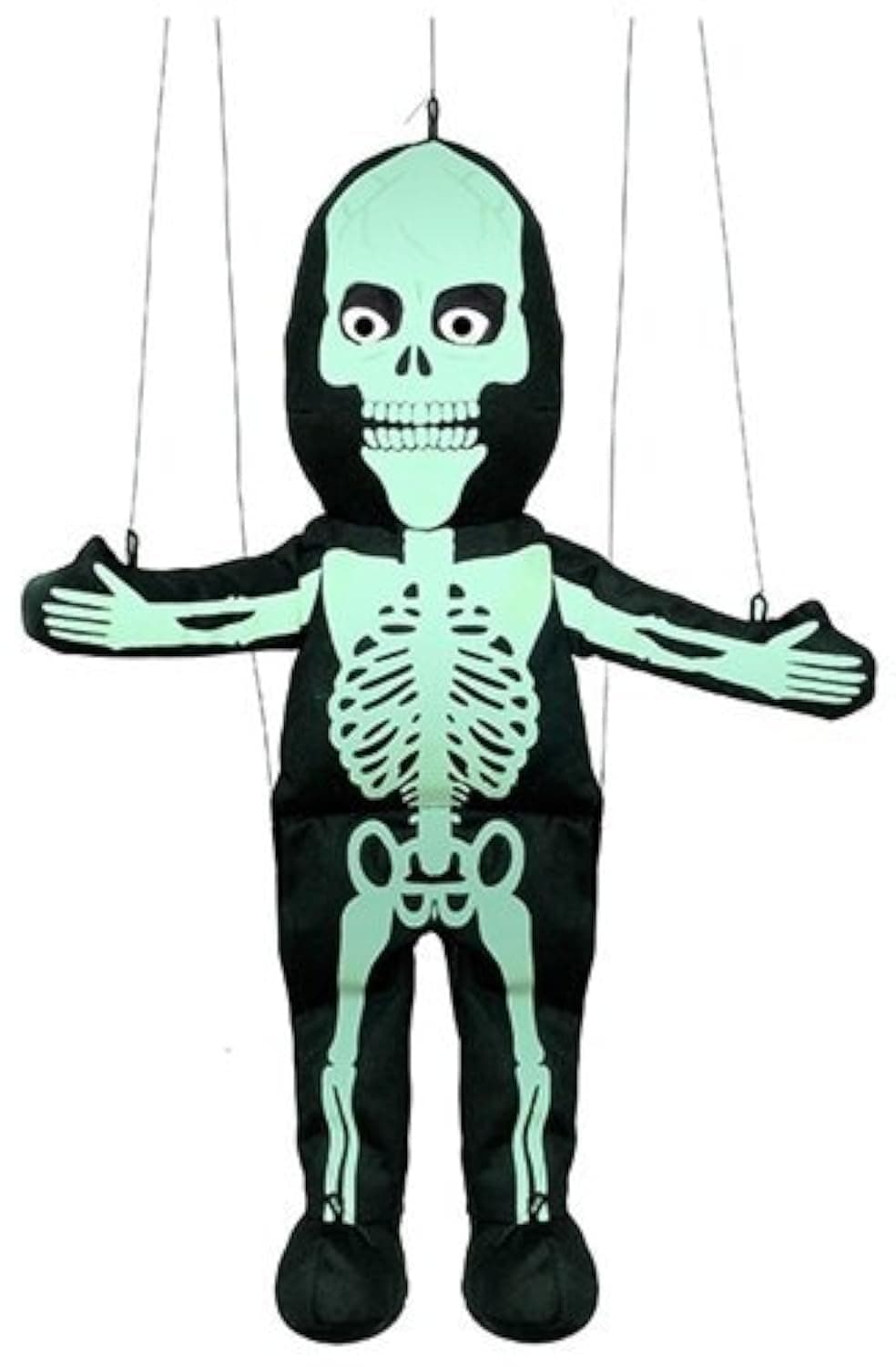 Silly Puppets Skeleton (Glow-in-The-Dark) Marionette String Puppet