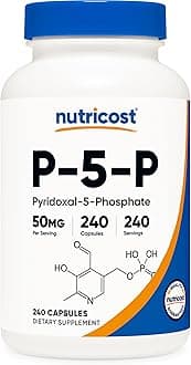 Nutricost P5P Vitamin B6 Supplement 50mg, 240 Capsules (Pyridoxal-5-Phosphate) - Vegetarian Friendly, Non-GMO, Gluten Free