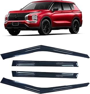 Window Visors Rain Guards Wind Deflectors Compatible with Mitsubishi Outlander 2022-2024