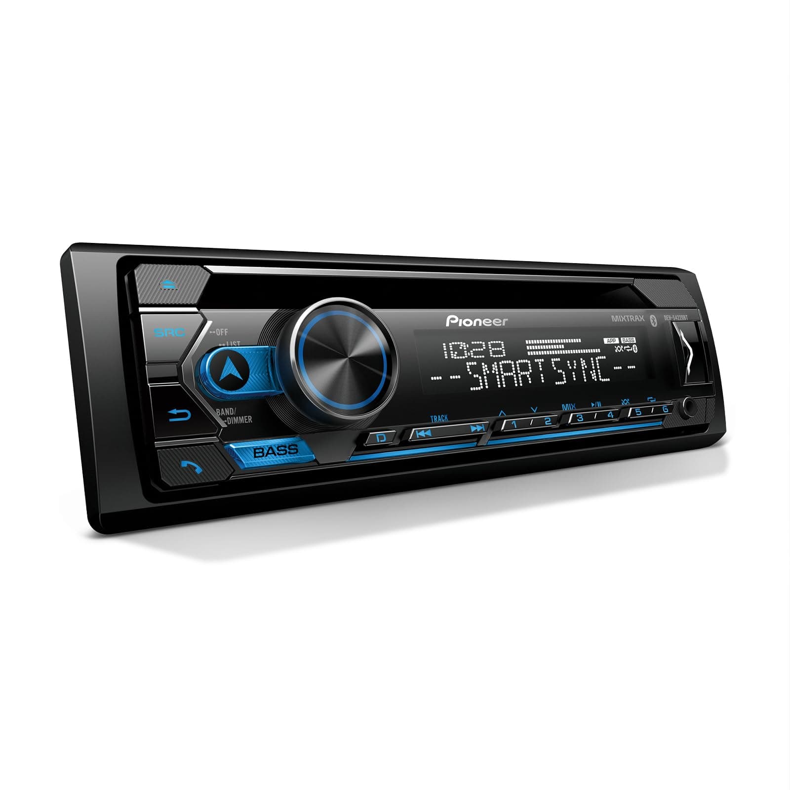 Black CD Receiver with Built-in Bluetooth