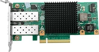 10Gtek 10Gb NIC Network Card, Dual SFP+ Port, with Intel 82599ES Controller, Compare to Intel X520-DA2, Refurbished