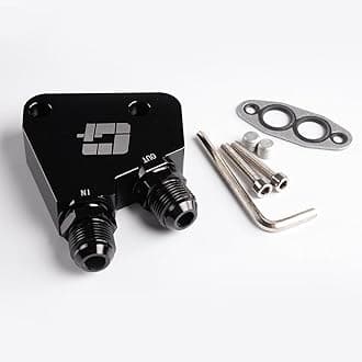 G-PLUS 25 Row AN10 Engine Transmission Oil Cooler Kit + Oil Cooler Sandwich Plate English Style Replacement For BILLET LS1 LS2 LS3 LSX VE HSV