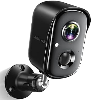 Security Cameras Wireless Outdoor, 2K Battery Powered AI Motion Detection Spotlight Siren Alarm WiFi Surveillance Indoor Home Camera, Color Night 2-Way Talk, Waterproof, Cloud/SD Storage