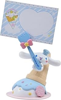 Hello Kitty and Friends Yume Sanrio Cinnamoroll Party Time Memo Stand – Cute Desk Accessory with Ice Cream Cone | Sanrio Gifts & Kawaii Collectables