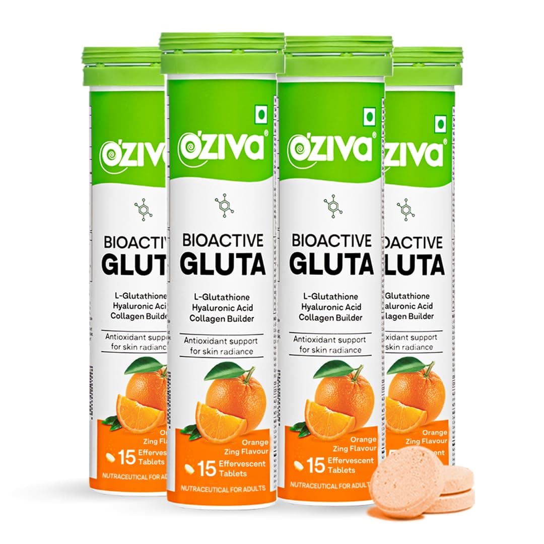 OZiva Glutathione Tablets (Orange)