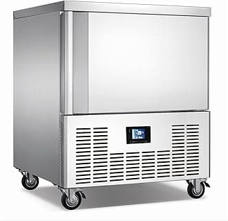 Kolice Commercial 5 Trays Blast Chiller, Chest Freezer, Batch Freezer for Restaurant, Hotel, School, Bakery, Canteen to Freeze Dough,Pastry, Hard Ice Cream, Chicken, Fish & Dessert, 40F"