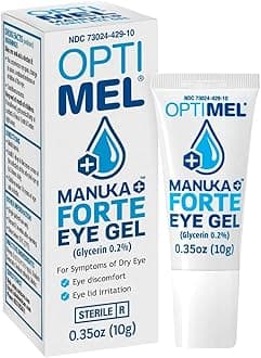 Manuka Honey Forte Eye Gel 10g - Dry Eye Treatment & Relief Eyelid Gel - Blepharitis, Corneal