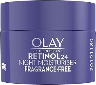 Olay Regenerist Retinol 24 Night Mini Cream l Renews and Resurfaces Skin Overnight l No Redness or Irritation | Fragrance Free l Normal, Oily, Dry and Combination Skin l 8g