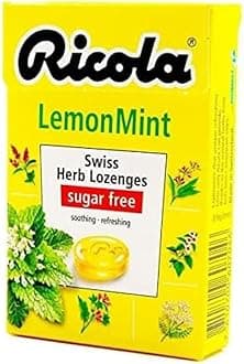 Sugar Free Herb Throat Drops Lemon Mint - 19 ct, Pack of 3