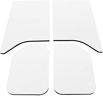 Design Engineering 050142 Boom Mat White Sound Deadening Headliner Compatible with 2-Door Jeep Wrangler JK (2011-2018)