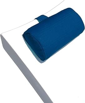 Pool Lounge Chair Pillow. Lounger Headrest for in Pool Ledge. Adirondack Chair Head Pillow. for Beach Chair and Chaise Lounge. Spa Pillow for Outdoor Hot Tub (Sapphire Wave)