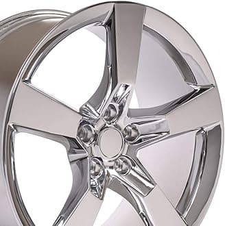 OE Wheels LLC 20 inch Rim Fits 5x120 Camaro CV11 20x9 Chrome Wheels Hollander: 5443