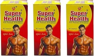 AYURVEDIC SUPER HEALTH 50 CAPSULE FOR WEIGHT GAIN (pack of 3)