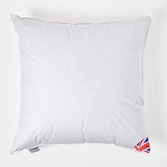 HOMESCAPES Duck Feather Cushion Pad 70 x 70 cm (28” x 28”) Inner Insert Filler with 100% Cotton Down Proof Cover Hypoallergenic RDS Certified Machine Washable