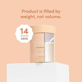 The Collagen Co. Co .Premium Powder with Hyaluronic Acid, Vitamin C, and Biotin for Glowing Hair, Skin, and Nails. Infuses Passionfruit Mango Elegance - 14-Serving Loose Powder (280g)