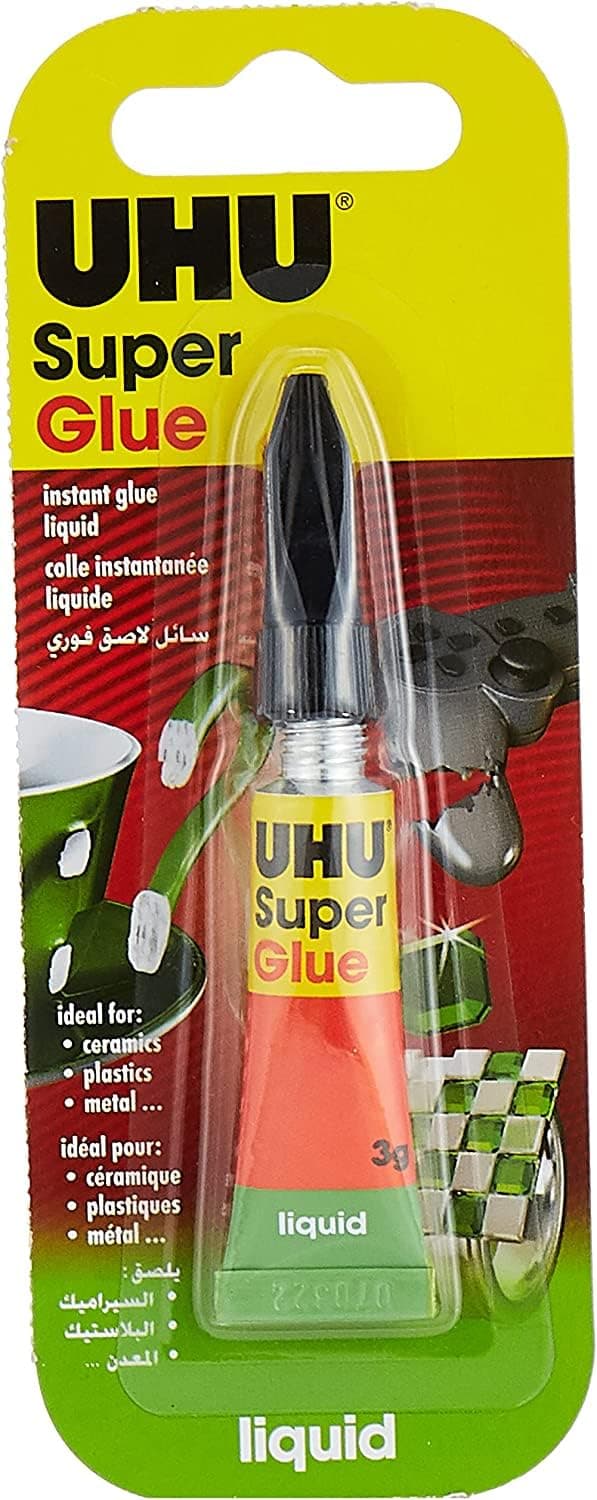 SUPER GLUE LIQUID, extra fast and super strong liquid, 3 g, Tube, Transparent