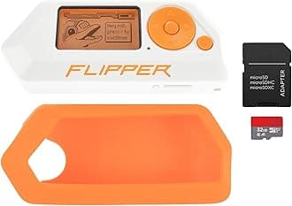 Barium Electronics Flipper Zero Basic Kit - Flipper Zero | Silicone Case | 32GB Micro SD Card up to 120MB/s | MicroSD to SD Adapter