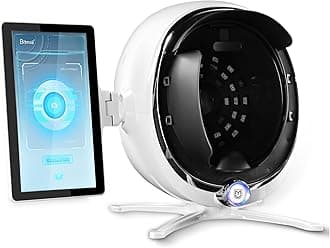 13.3 Inch 3D Digital Skin Analyzer Detector, AI Smart Facial Skin Analysis Machine, 38 Million Pixels, 8 Spectral Facial Moisture Analyzer for Beauty Salon Healthy Skin Care