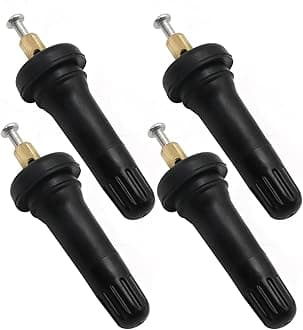 4Pcs TPMS Tyre Pressure Sensor Valve Stem Repair Kit F2GT-1A180-CB Replacement for Ford C-Max 2012-2016 Replacement for Ford Edge 2011-2016 Replace# EV6T-1A180-CB