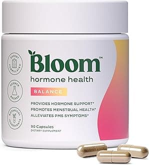 Hormone Health & Cortisol Support for Women - Balance - Menstrual Health, PMS Symptoms, Pomegranate Extract, Chaste Tree Berry & Dong Quai Root, 30 Servings