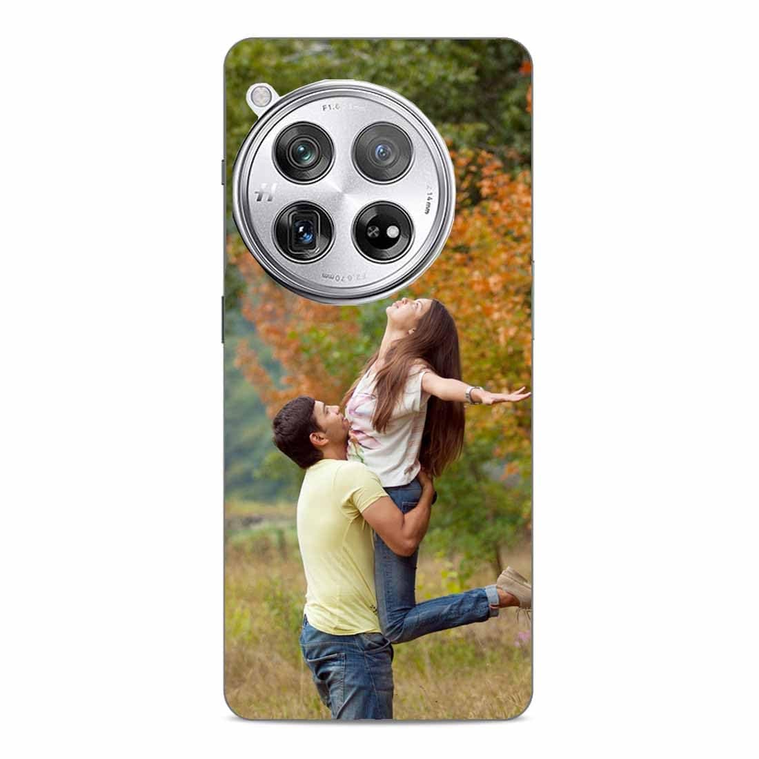 Polycarbonate Customised Mobile Back Case for Oneplus 12 5G (Own Photo with Frame, Name, Text, Font, Color), 3D Printed Hard Mobile Back Cover for Oneplus 12 5G, Multicolour