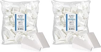 Beauty Wedges, Latex Free Foam Sponges, Makeup Blenders for Powder and Liquid Makeup, 100-Count (Pack of 2)