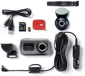 Nextbase 622GW Dash Cam with Rear Window Cam & 64GB Micro SD Card Bundle - True 4K 30fps UHD Recording Dash Cam, Wi-Fi, GPS, Bluetooth, Alexa Enabled, Image Stabilization, Parking Mode