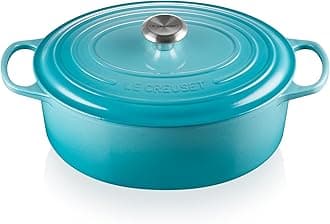 Enameled Cast Iron Signature Oval Dutch Oven, 6.75 qt., Caribbean