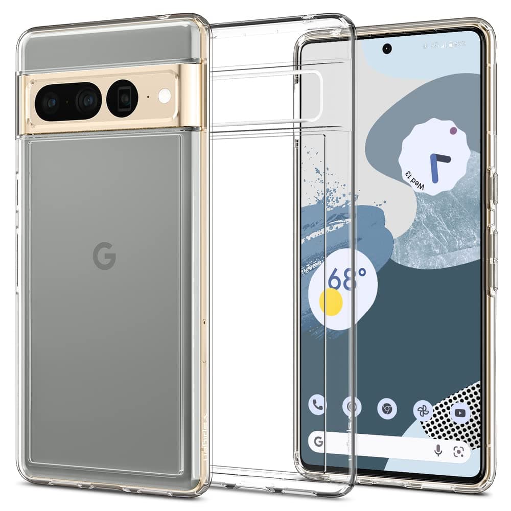 Spigen Ultra Hybrid Case Compatible with Google Pixel 7 Pro - Crystal Clear
