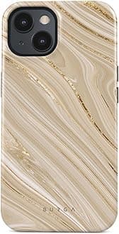 BURGA Phone Case for iPhone 13 - Cute, Trendy, Aesthetic, Pattern Phone Cover, Hard Shell Protection - fits Apple iPhone 13 Case for Women and Men, Full Glam