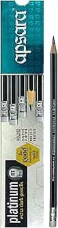 Apsara Aps Platinum RT Pencils Pack of 10