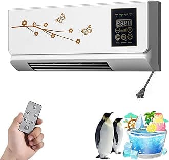 Climafy Portable Air Conditioner, Climafy Air Conditioner Split Max, Ductless Portable Wall Mounted AC/Heating System, Fast Cooling & Heating, with Remote Control, for Home, Office (Style 3)