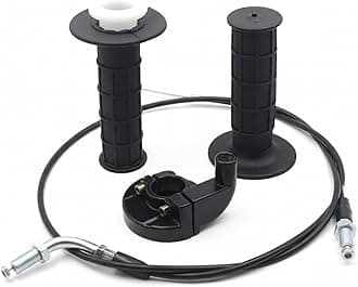 Throttle Handle and Grip Cable Compatible with Baja Mini Bike ATV/ATC Dirt Mb165 Mb200 5.5/6.5hp 196cc 200cc Doodlebug Bike