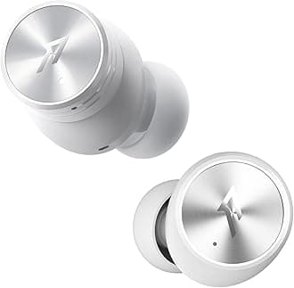 1MOREPistonBuds Pro Hybrid Active Noise Canceling Wireless Earbuds, Bluetooth 5.2 Headphones, 12 studio-grade EQs, AAC, 30h Playtime, 4 Mics with DNN, Gaming Mode, IPX5, White
