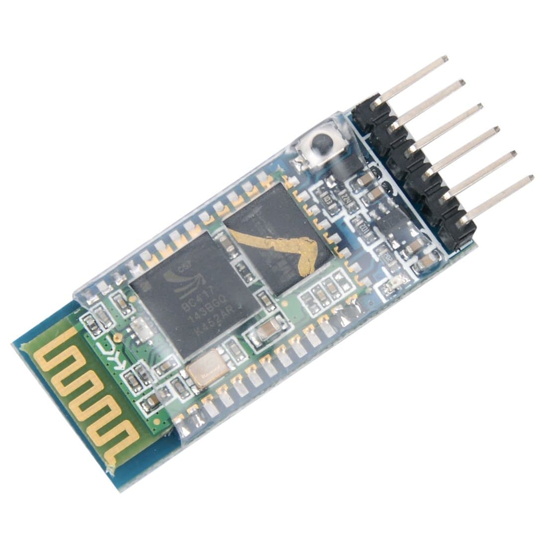 HiLetgo HC-05 6 Pin Wireless Bluetooth RF Transceiver Module Serial BT Module for Arduino