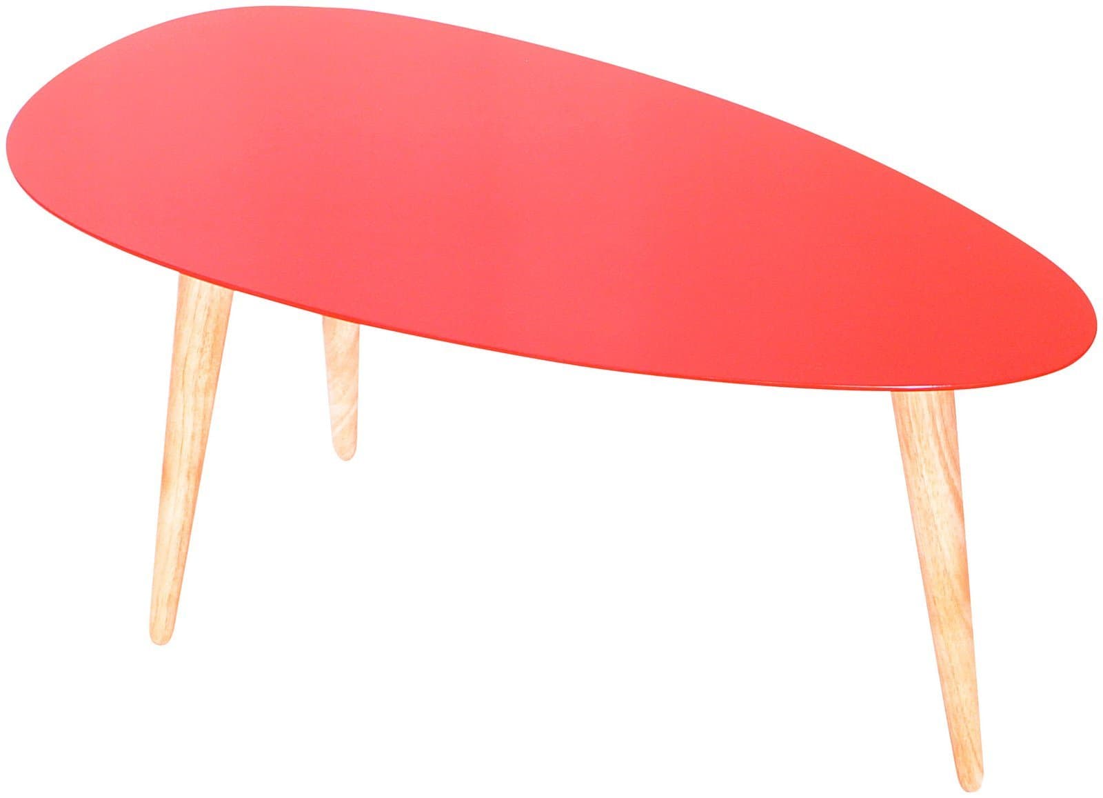 Mili Designs Small Egg Table-Red