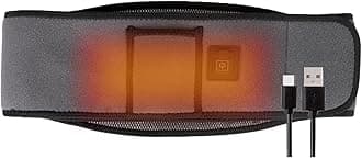 Heating Belt with Massage - Adjustable Warm Wrap for Back & Waist Pain Relief - Soothing Heat Therapy for Muscle Relaxation