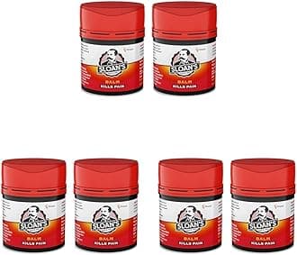 Sloan's Balm | Kills Severe Pain | Power of Ayurveda with 5 Herbal Oils | Unique Heat Action with Capsicum Extract 20gm x Pack of 6