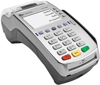 VeriFone VX 520 Dual Com 160 Mb Credit Card Machine, EMV (Europay, MasterCard, Visa) and NFC (Near Field Communication) or Contactless, Dial Up and Internet Connectivity