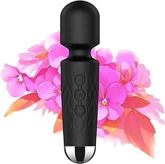 Back Small Bullet Massage for Women - Rechargeable Electric Body Mini Personal Massager - for Foot - Arm Muscle Relaxation (Black)