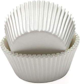 Chef Craft White Baking Cups, 50 Count (21868)