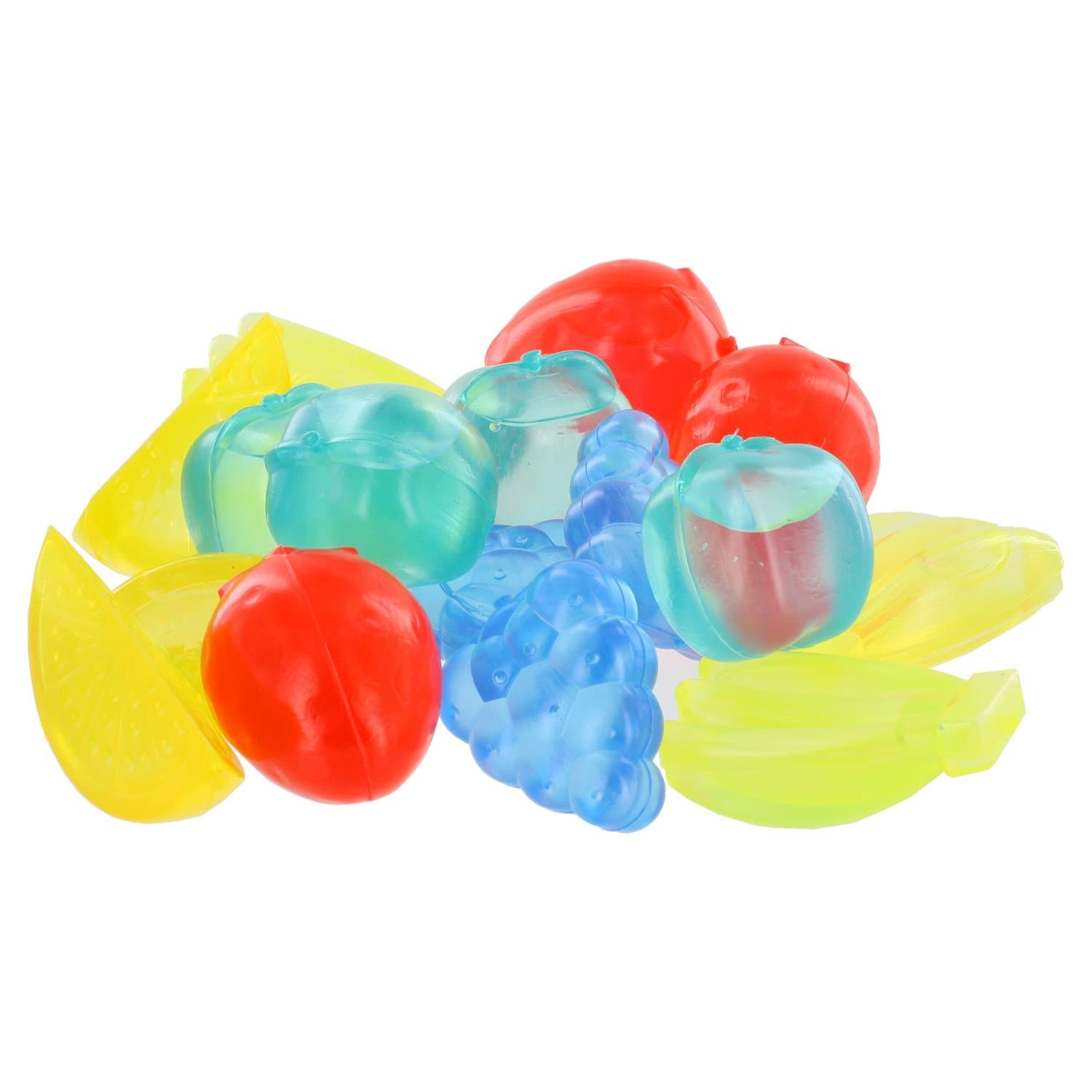 Fruit Shaped Reusable Plastic Ice Cubes - Colors May Vary