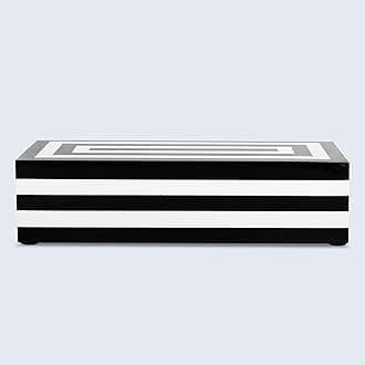 Handicrafts Home Handmade Concentric Collection Decorative Jewelry Box Organizer – Keepsakes, Trinkets, and Home Decor – Antique Coffee Table Storage, Memory Box, Farmhouse Style Decor, 10x4.5x2.5